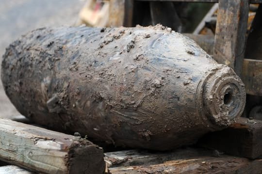 Eine Weltkriegsbombe (Symbolfoto): In Berlin kommt es am Sonntag zu einer Entschärfung.