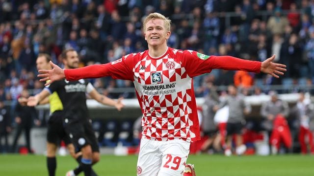 Spielt derzeit beim FSV Mainz 05 groß auf: Jonathan Burkardt.