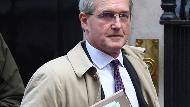 Owen Paterson, Abgeordneter der Konservativen in Großbritannien für North Shropshire. Owen Paterson, Abgeordneter der Konservativen in Großbritannien für North Shropshire.