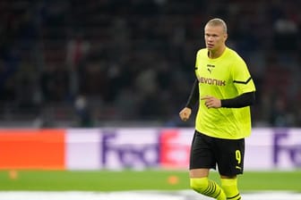 Dortmunds Erling Haaland laboriert derzeit eine Verletzung am Hüftbeuger.