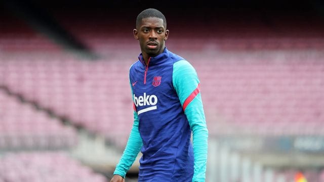 Dembele hat sich bei seinem Comeback nach mehrmonatiger Zwangspause direkt erneut verletzt. Dembele hat sich bei seinem Comeback nach mehrmonatiger Zwangspause direkt erneut verletzt.