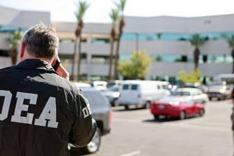 Ein Agent US-Antidrogenbehörde DEA in Las Vegas.