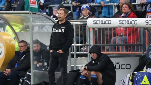 Steht in Bielefeld unter Zugzwang: Trainer Frank Kramer.