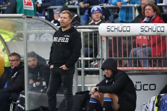 Steht in Bielefeld unter Zugzwang: Trainer Frank Kramer.