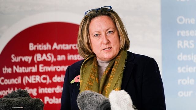 Die britische Handelsministerin Anne-Marie Trevelyan soll die Gespräche über finanzielle Zusagen leiten. Die britische Handelsministerin Anne-Marie Trevelyan soll die Gespräche über finanzielle Zusagen leiten.