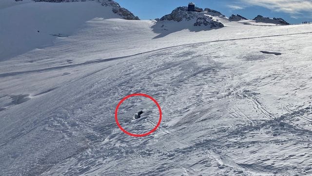 Blick auf die Unglücksstelle in Oberösterreich.