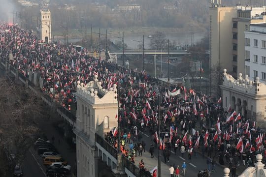 Der Unabhängigkeitsmarsch anlässlich des 103.