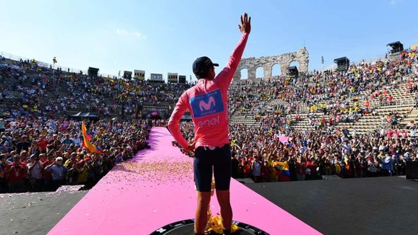 Verona richtete zuletzt 2019 beim Gesamtsieg des Ecuadorianers Richard Carapaz das Giro-Finale aus.
