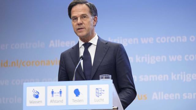 "Diese Eingriffe sind einschneidend und werden alle treffen": Mark Rutte.