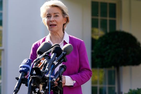 Die Präsidentin der Europäischen Kommission: Ursula von der Leyen.