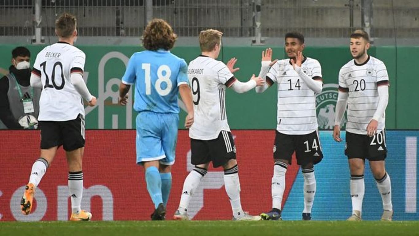 Deutschlands U21 feierte einen klaren Sieg gegen San Marino.