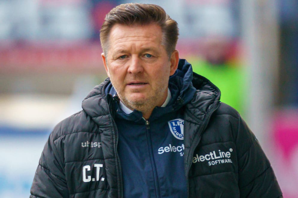 Christian Titz: Der Trainer des 1. FC Magdeburg und seine Mannschaft können das nächste Ligaspiel nicht bestreiten.