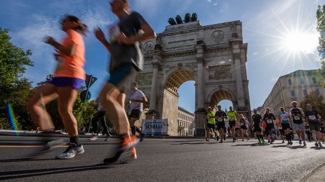 Der Marathon bei den European Championships wird in München vier Mal am Siegestor vorbeiführen.