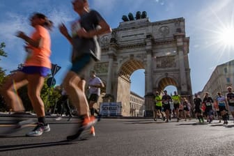 Der Marathon bei den European Championships wird in München vier Mal am Siegestor vorbeiführen.