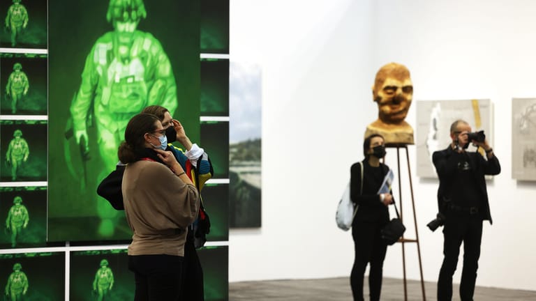 Die internationale Kunstmesse Art Cologne findet in diesem Jahr mit 3G-Regel statt.