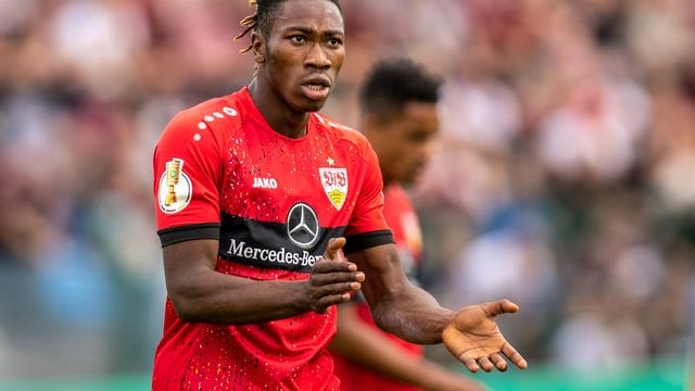Erhält einen langfristigen Vertrag beim VfB Stuttgart: Mohamed Sankoh. Erhält einen langfristigen Vertrag beim VfB Stuttgart: Mohamed Sankoh.