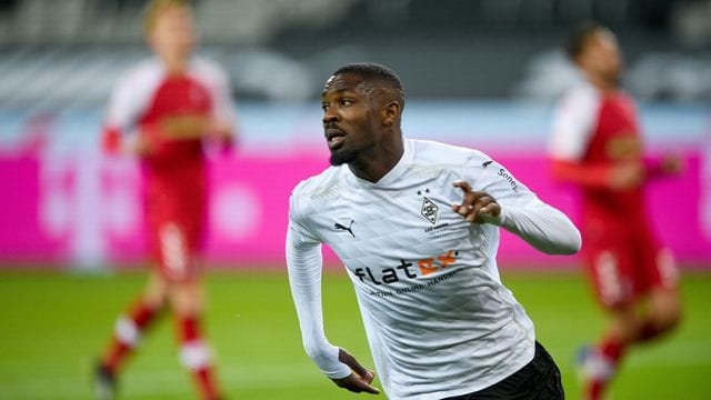Steht bei Borussia Mönchengladbach vor der Rückkehr: Marcus Thuram. Steht bei Borussia Mönchengladbach vor der Rückkehr: Marcus Thuram.