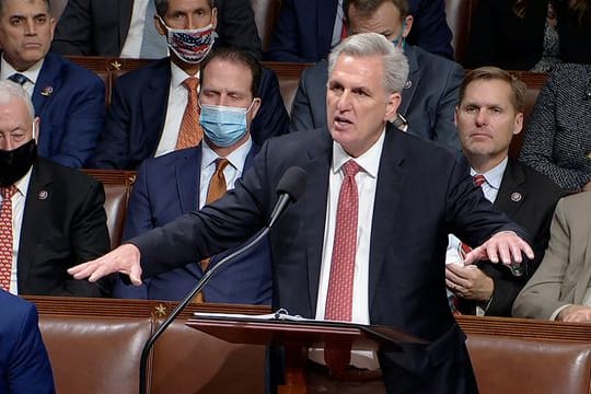 Kevin McCarthy sprach im US-Kongress über acht Stunden ohne Unterbrechung.