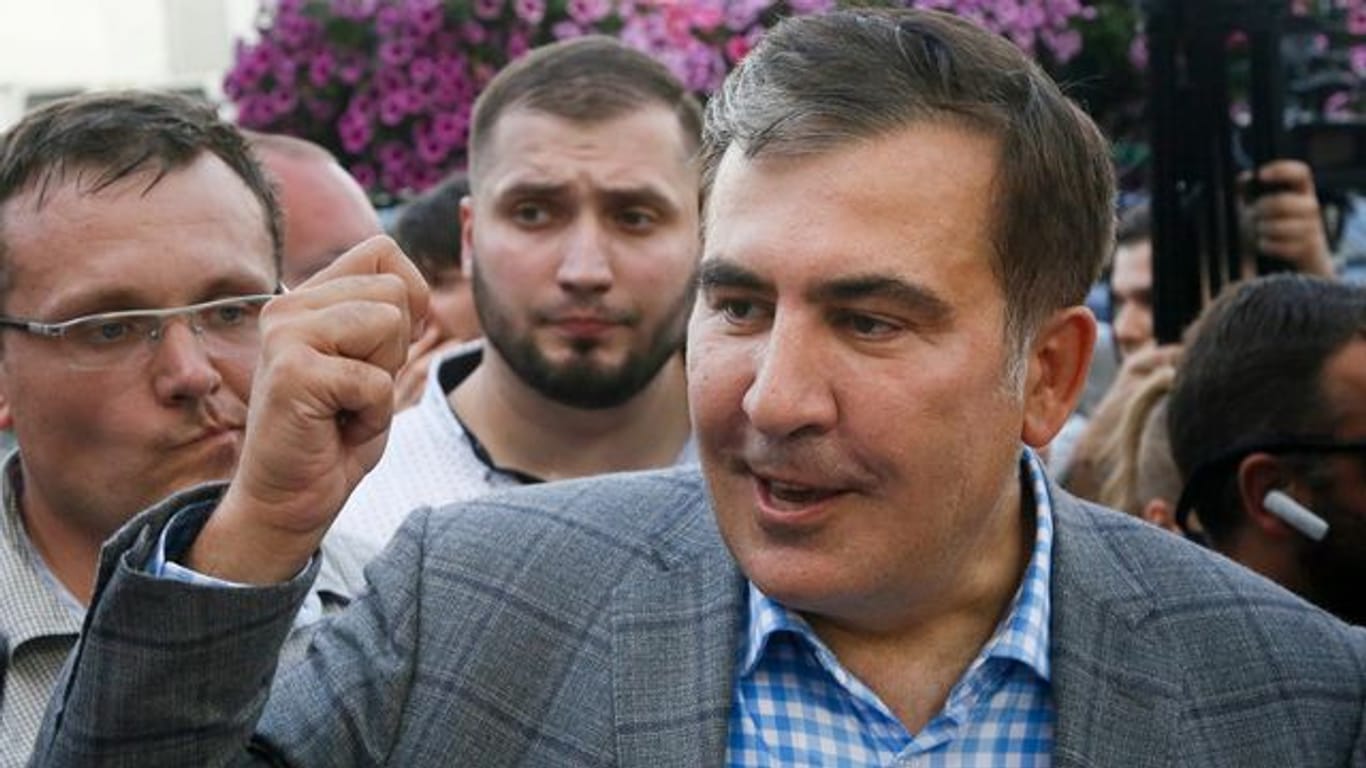 Georgiens ehemaliger Staatschef Saakaschwili wurde in eine Militärklinik verlegt.