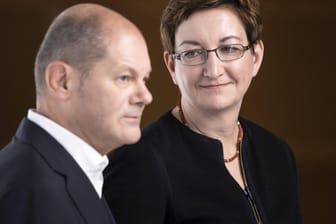 Olaf Scholz und Klara Geywitz: Die stellvertretende SPD-Bundesvorsitzende könnte Ministerin für Bildung und Forschung werden.