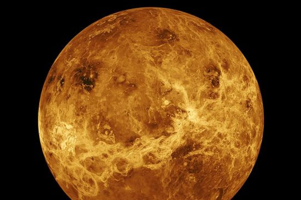 Die Venus: Der Planet ist ähnlich groß wie die Erde.