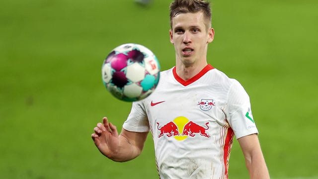 Hat sich erneut eine Muskelverletzung zugezogen: Dani Olmo von RB Leipzig. Hat sich erneut eine Muskelverletzung zugezogen: Dani Olmo von RB Leipzig.