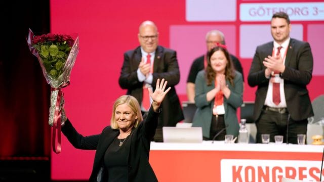 Die Sozialdemokratin Magdalena Andersson wird als erste Frau Ministerpräsidentin von Schweden.