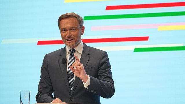 Christian Lindner bei der Vorstellung des Koalitionsvertrages. Christian Lindner bei der Vorstellung des Koalitionsvertrages.