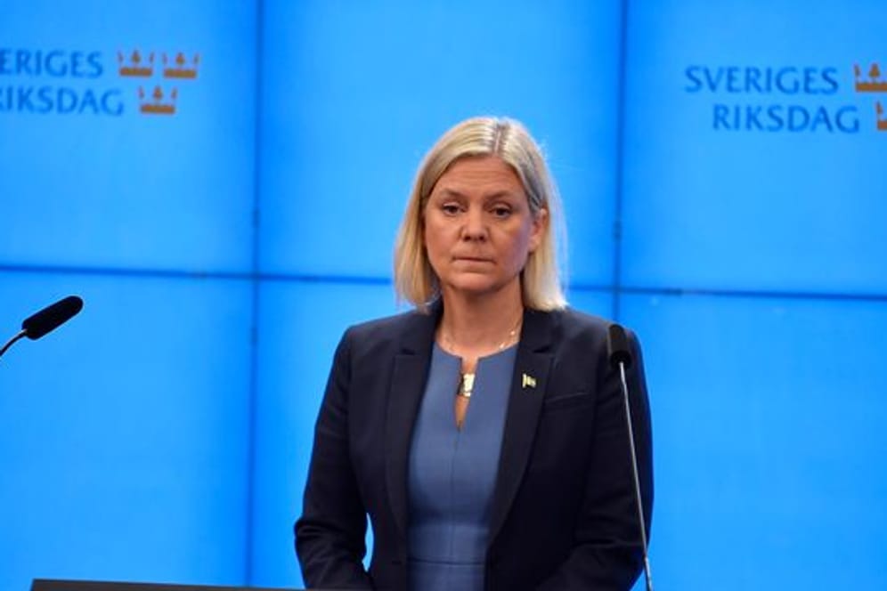 Kurz nach ihrer Wahl zur ersten schwedischen Regierungschefin ist Magdalena Andersson wieder zurückgetreten.