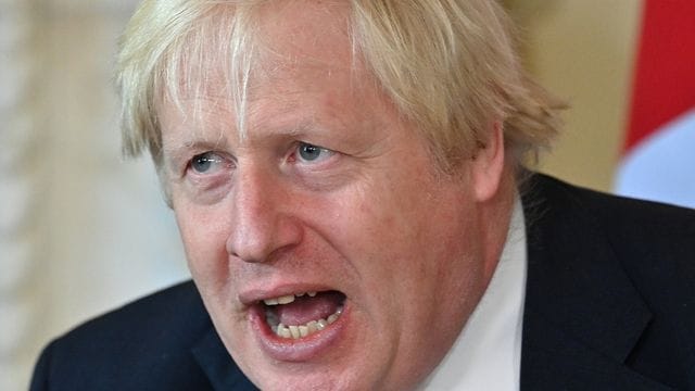 Der Premierminister von Großbritannien Boris Johnson.