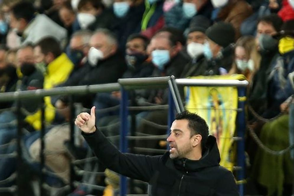 Feiert den zweiten Erfolg: Xavi Hernandez, Trainer des FC Barcelona.
