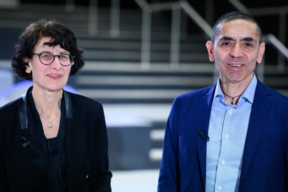 Ugur Sahin und seine Frau Özlem Türeci, die Gründer des Mainzer Corona-Impfstoff-Entwicklers Biontech.