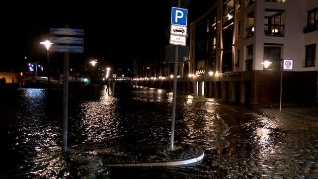 In Bremerhaven kam es zu Überschwemmungen.