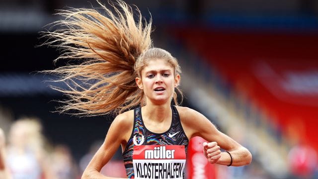 Deutsche Medaillen-Hoffnung bei der Cross-EM in Dublin: Konstanze Klosterhalfen.