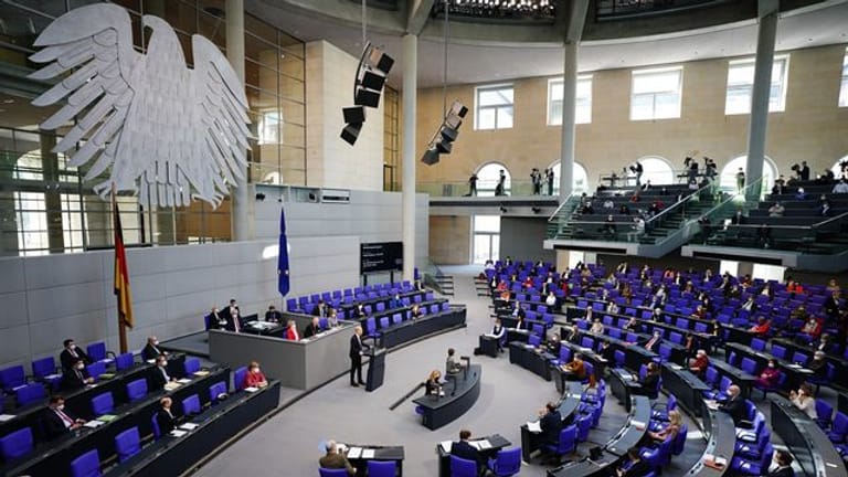 Sitzung des Bundestags.