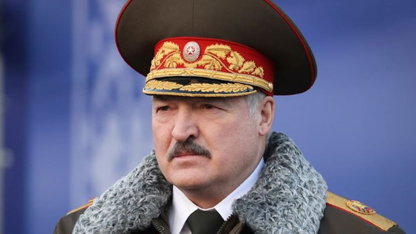 Dwer belarussische Machthaber Alexander Lukaschenko.
