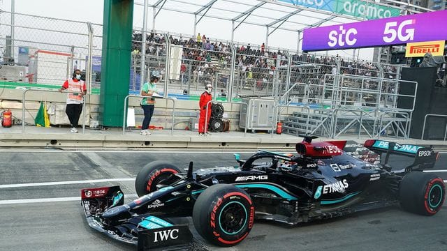 Fuhr Tagesbestzeit in Dschidda: Lewis Hamilton vom Team Mercedes.