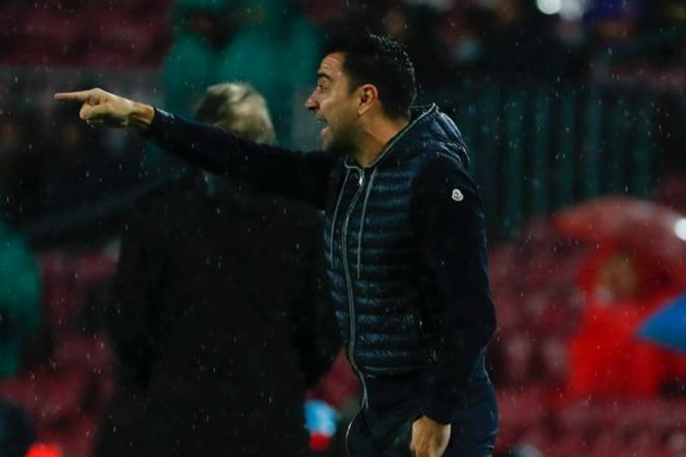 Barcelona und Trainer Xavi mussten in der spanischen Liga einen Rückschlag hinnehmen.
