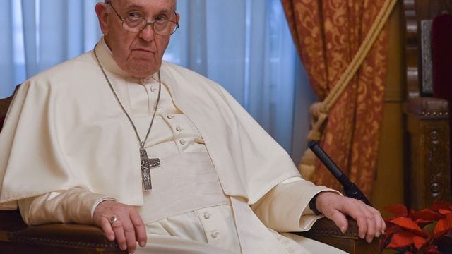 Papst Franziskus während seines Besuchs in Athen.