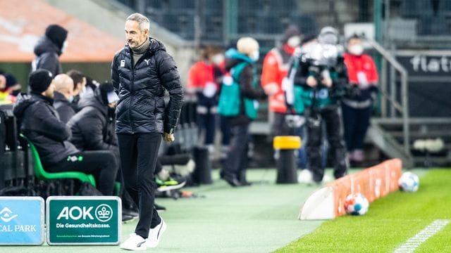 Trainer Adi Hütter kam im Sommer für 7,5 Millionen Euro nach Mönchengladbach. Trainer Adi Hütter kam im Sommer für 7,5 Millionen Euro nach Mönchengladbach.