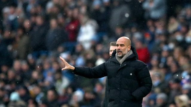 Sieht bei seiner Mannschaft noch Potential: Pep Guardiola, Trainer von Manchester City.