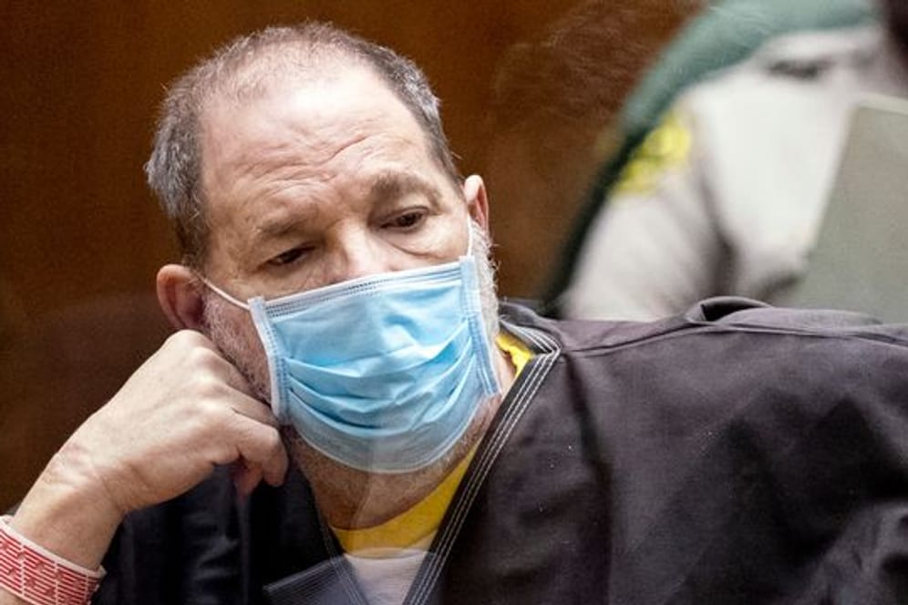 Harvey Weinstein, ehemaliger Filmproduzent aus den USA, bei einer Anhörung vor Gericht in Los Angeles.