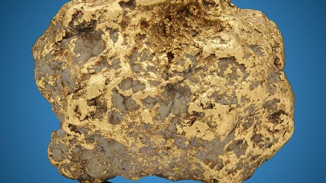 Der sogenannte "Alaska Centennial Gold Nugget" brachte bei der Auktion 750. Der sogenannte "Alaska Centennial Gold Nugget" brachte bei der Auktion 750.