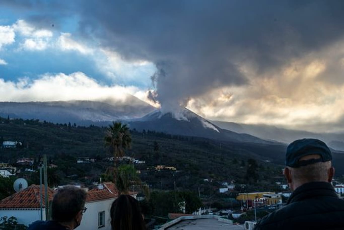 Blick auf den Vulkan.