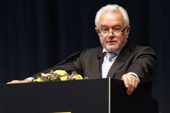 Bundestagsvizepräsident Wolfgang Kubicki beim FDP-Landesparteitag in Schleswig-Holstein.