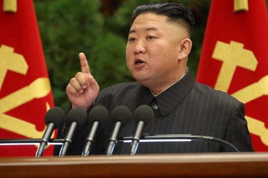 Nordkoreas Machthaber Machthaber Kim Jong Un.