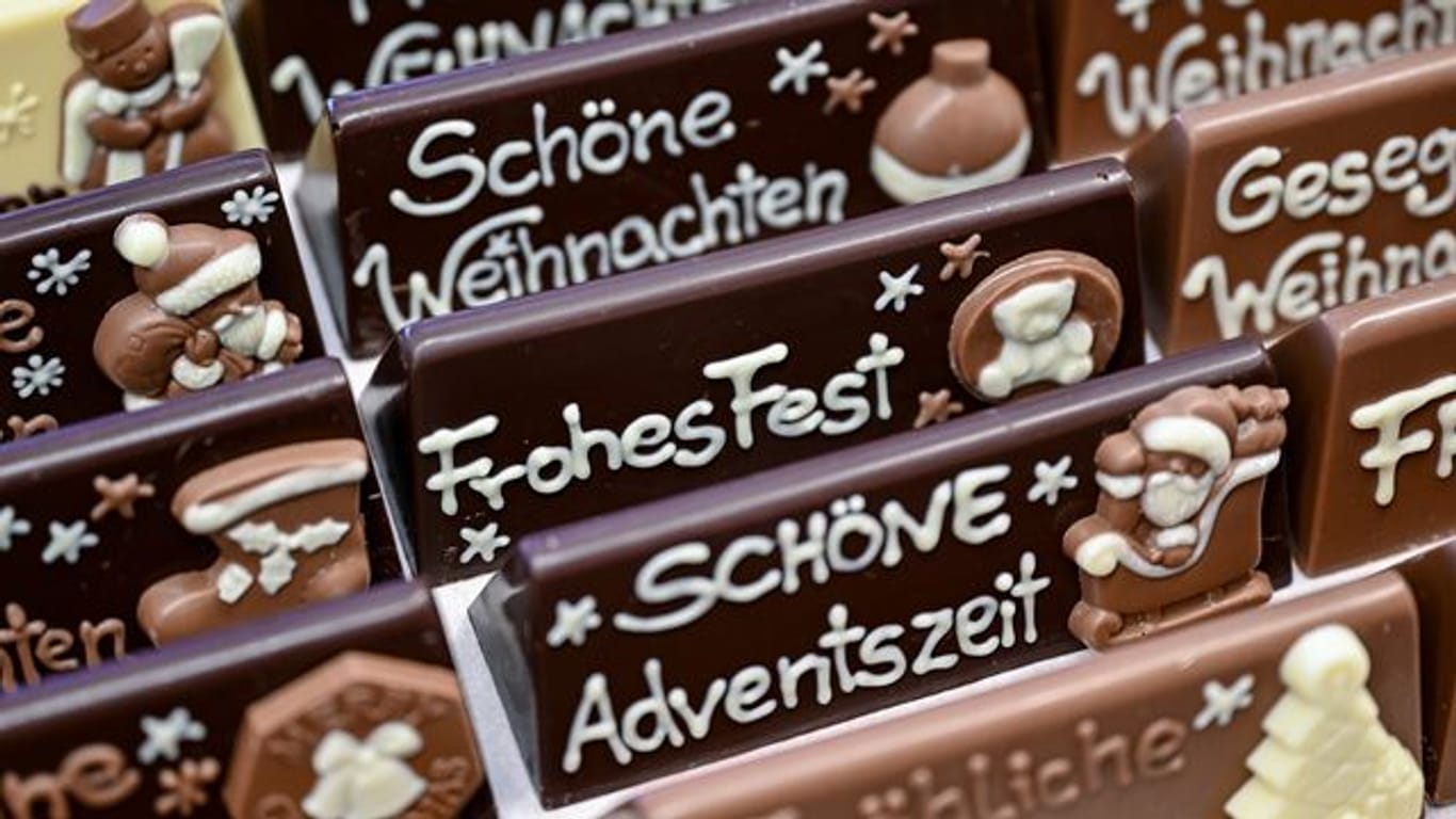 In Deutschland werden durchschnittlich im Jahr rund neun Kilogramm Schokolade pro Kopf gegessen.