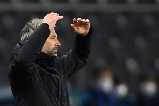 BVB-Trainer Marco Rose war nach der Niederlage in Berlin bedient.