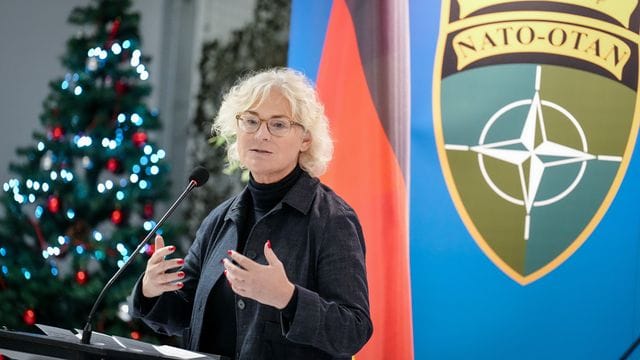 "Meine erste Einsatzreise führt mich ganz bewusst nach Litauen": Christine Lambrecht.