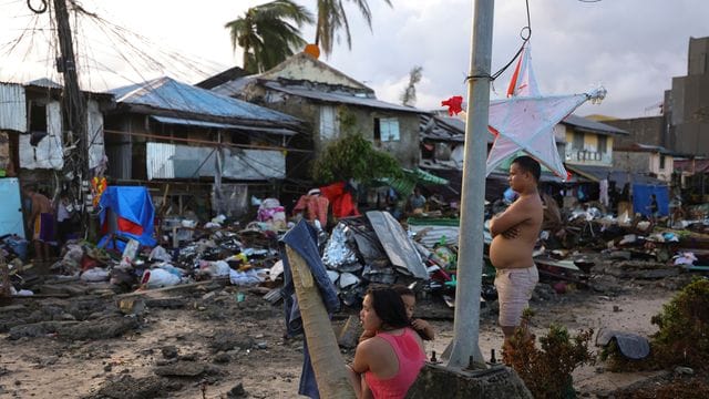 "Rai" war den Behörden zufolge der bisher stärkste Taifun in diesem Jahr auf den Philippinen.